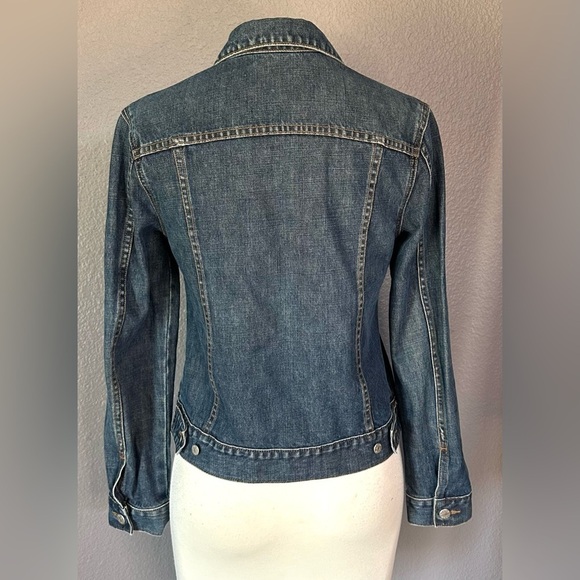 J.Crew Denim Jacket Women’s Size S Small Blue Jean 100% Cotton Button Front - Picture 8 of 14